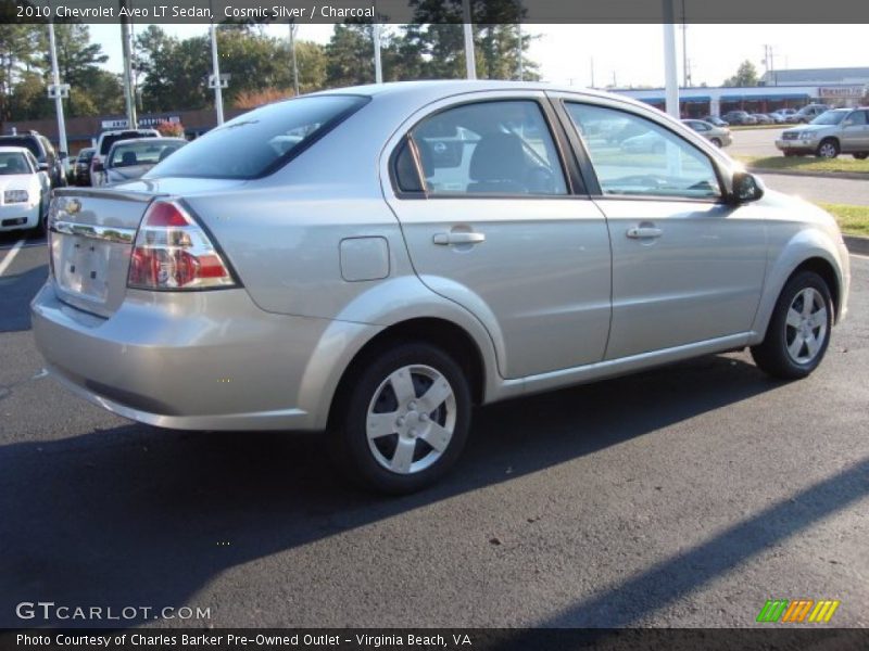 Cosmic Silver / Charcoal 2010 Chevrolet Aveo LT Sedan