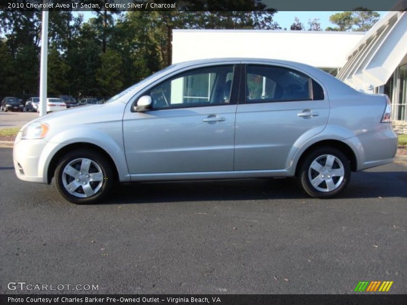 Cosmic Silver / Charcoal 2010 Chevrolet Aveo LT Sedan