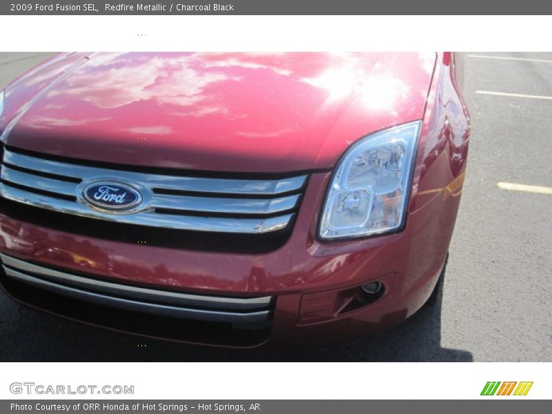 Redfire Metallic / Charcoal Black 2009 Ford Fusion SEL