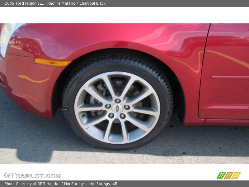 Redfire Metallic / Charcoal Black 2009 Ford Fusion SEL