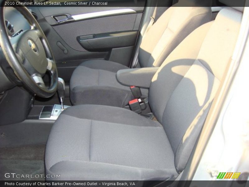Cosmic Silver / Charcoal 2010 Chevrolet Aveo LT Sedan
