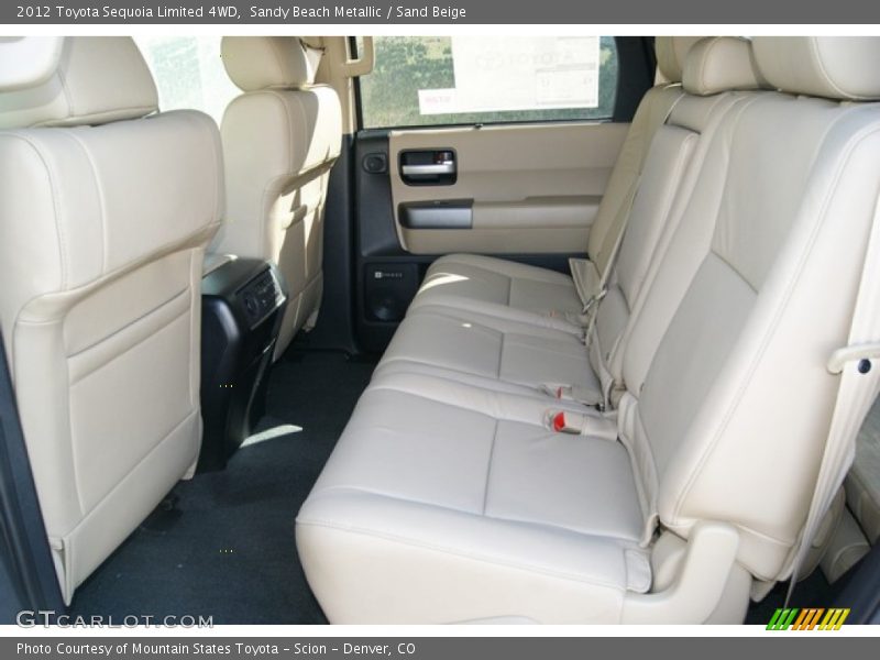  2012 Sequoia Limited 4WD Sand Beige Interior