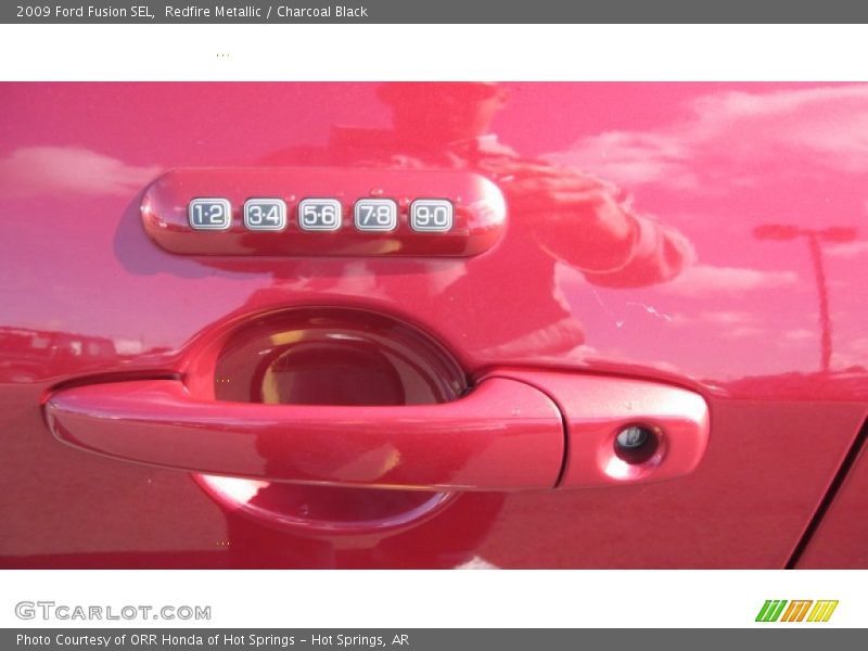 Redfire Metallic / Charcoal Black 2009 Ford Fusion SEL