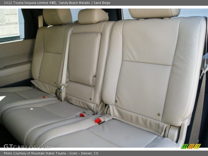  2012 Sequoia Limited 4WD Sand Beige Interior