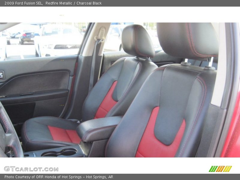 Redfire Metallic / Charcoal Black 2009 Ford Fusion SEL