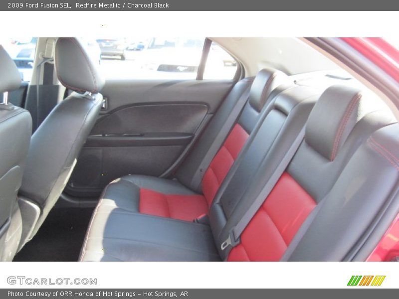 Redfire Metallic / Charcoal Black 2009 Ford Fusion SEL