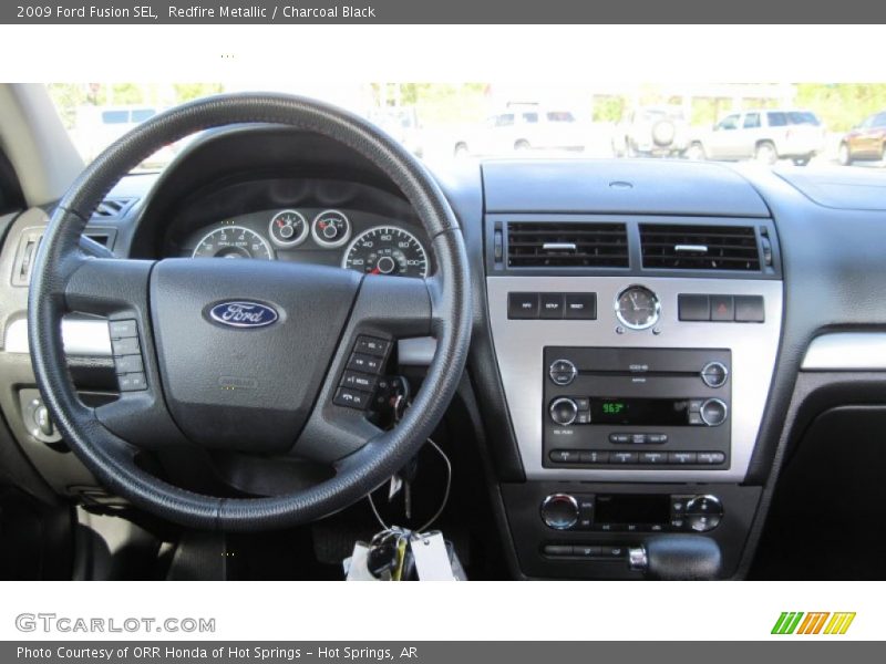 Redfire Metallic / Charcoal Black 2009 Ford Fusion SEL