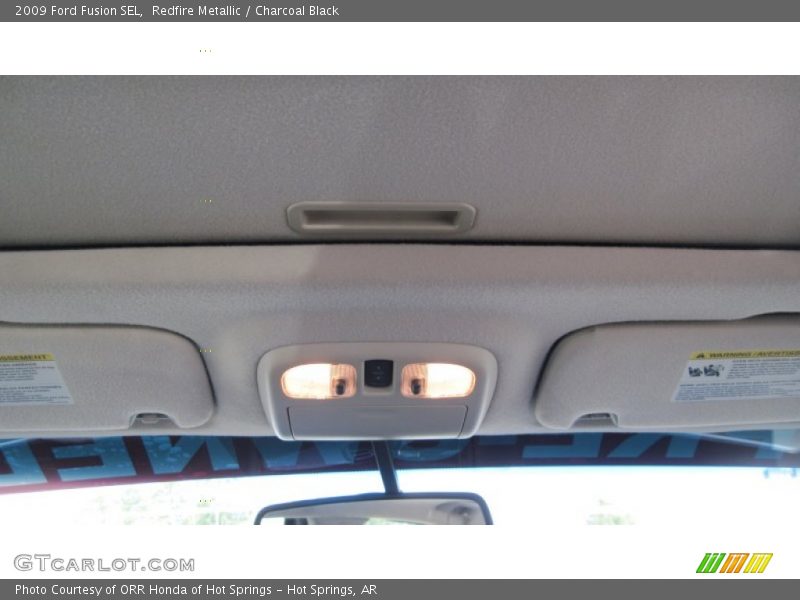 Redfire Metallic / Charcoal Black 2009 Ford Fusion SEL