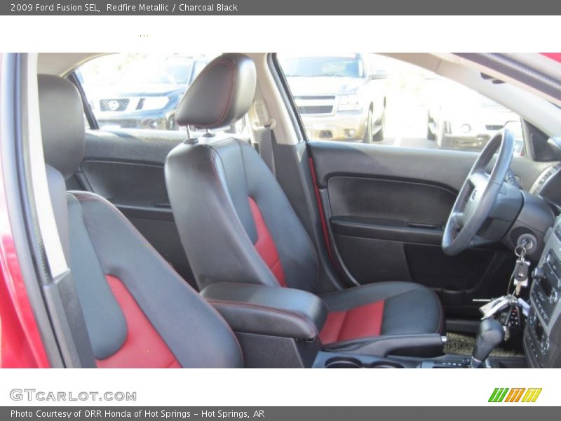 Redfire Metallic / Charcoal Black 2009 Ford Fusion SEL