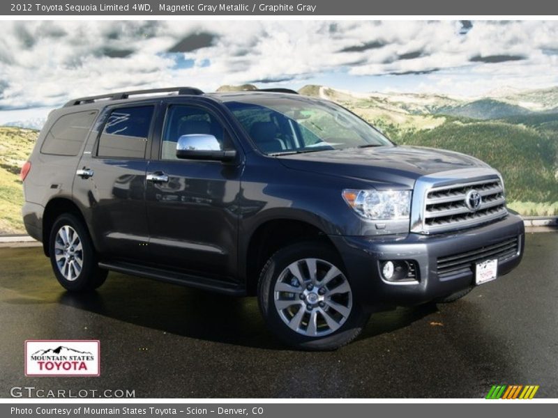 Magnetic Gray Metallic / Graphite Gray 2012 Toyota Sequoia Limited 4WD