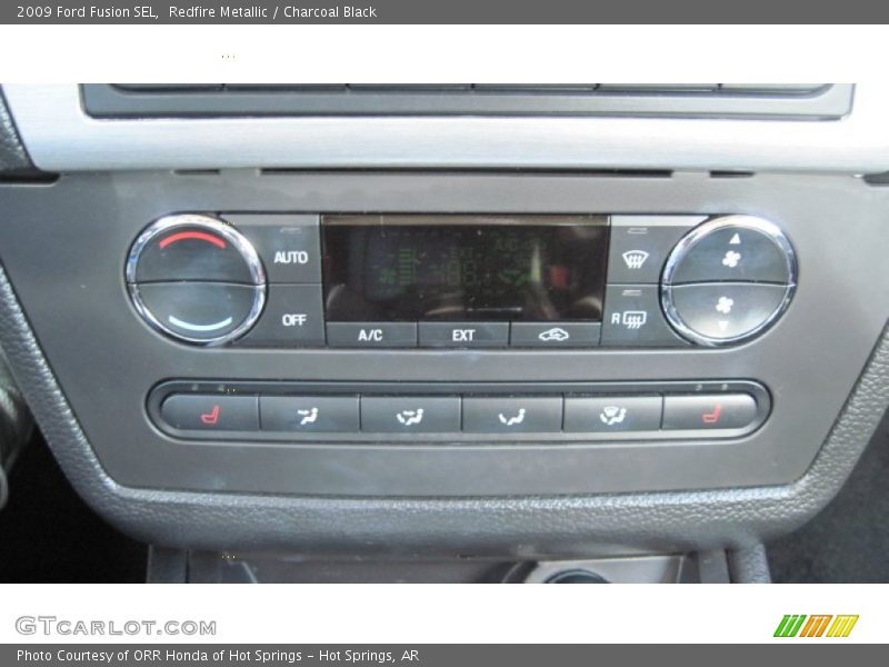 Redfire Metallic / Charcoal Black 2009 Ford Fusion SEL