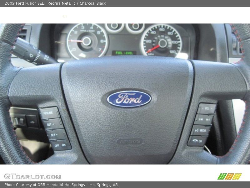 Redfire Metallic / Charcoal Black 2009 Ford Fusion SEL