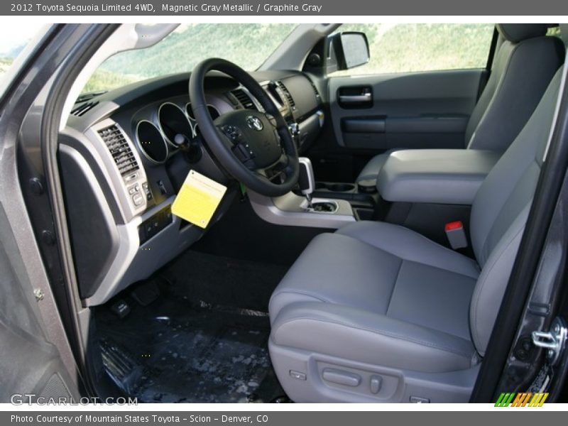  2012 Sequoia Limited 4WD Graphite Gray Interior