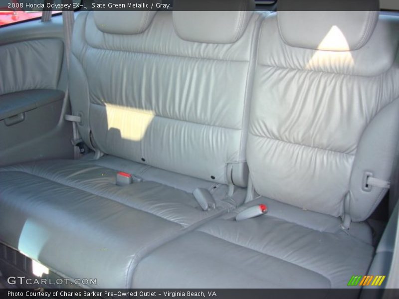 Slate Green Metallic / Gray 2008 Honda Odyssey EX-L