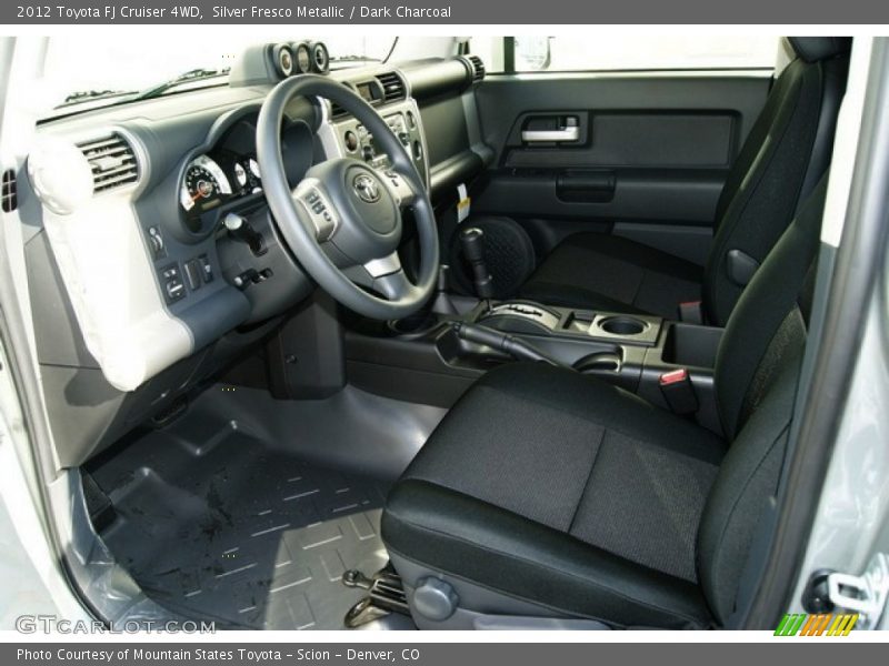  2012 FJ Cruiser 4WD Dark Charcoal Interior