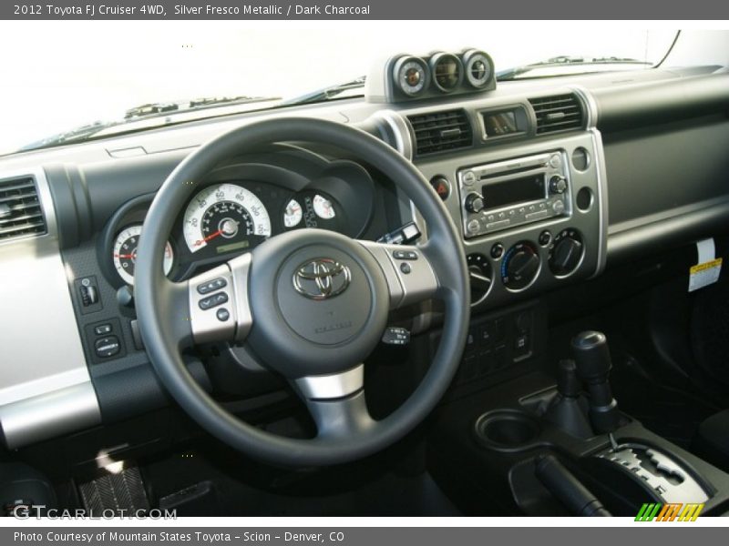 Silver Fresco Metallic / Dark Charcoal 2012 Toyota FJ Cruiser 4WD