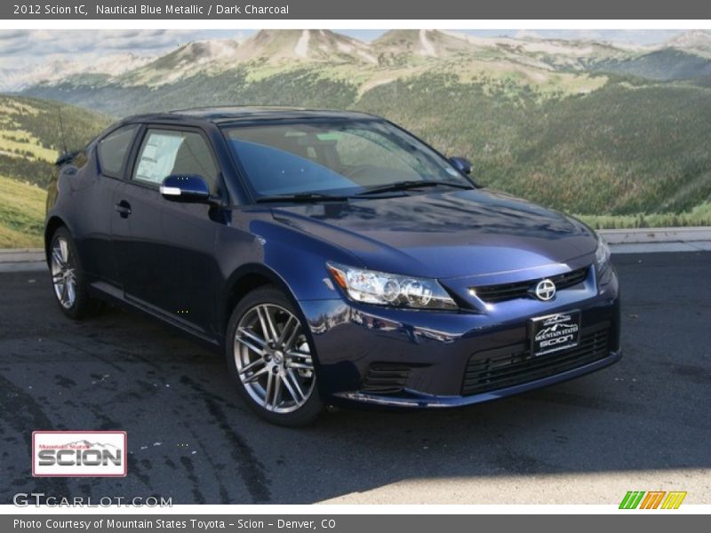 Nautical Blue Metallic / Dark Charcoal 2012 Scion tC