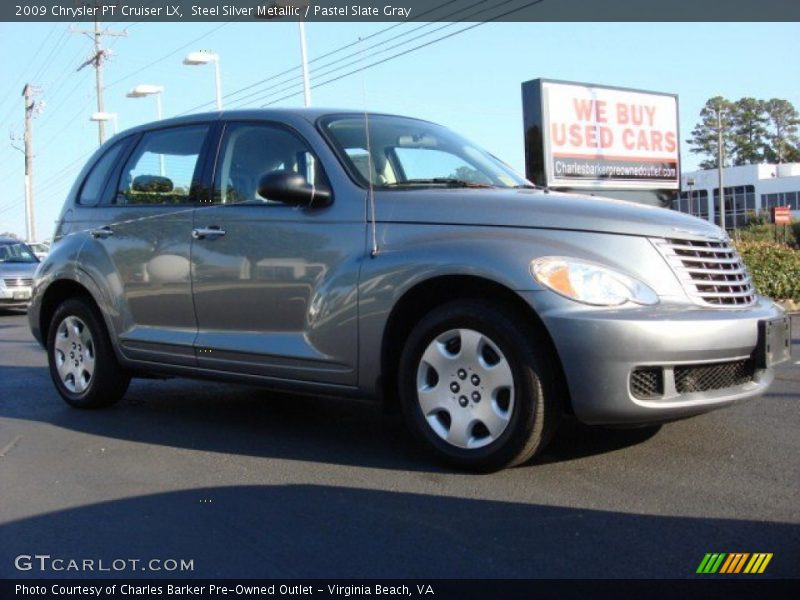 Steel Silver Metallic / Pastel Slate Gray 2009 Chrysler PT Cruiser LX