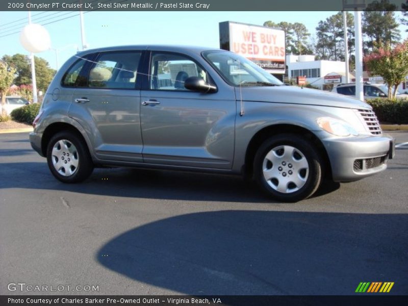 Steel Silver Metallic / Pastel Slate Gray 2009 Chrysler PT Cruiser LX