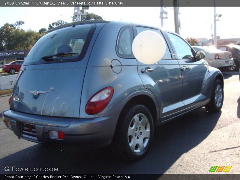 Steel Silver Metallic / Pastel Slate Gray 2009 Chrysler PT Cruiser LX