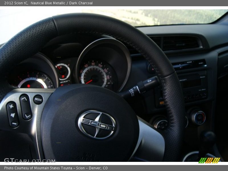Nautical Blue Metallic / Dark Charcoal 2012 Scion tC