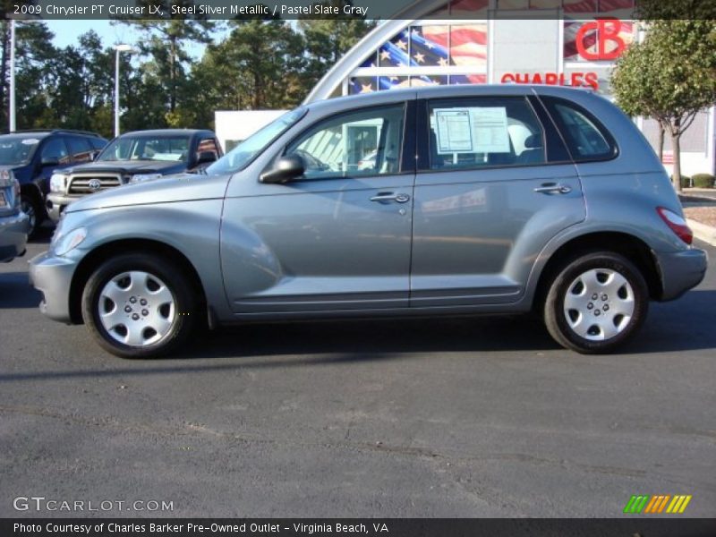 Steel Silver Metallic / Pastel Slate Gray 2009 Chrysler PT Cruiser LX