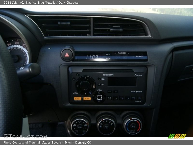 Nautical Blue Metallic / Dark Charcoal 2012 Scion tC