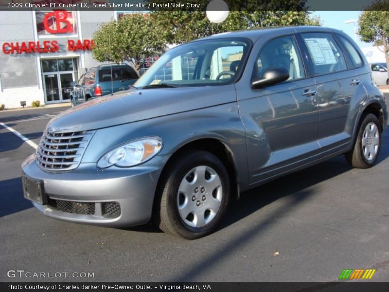 Steel Silver Metallic / Pastel Slate Gray 2009 Chrysler PT Cruiser LX