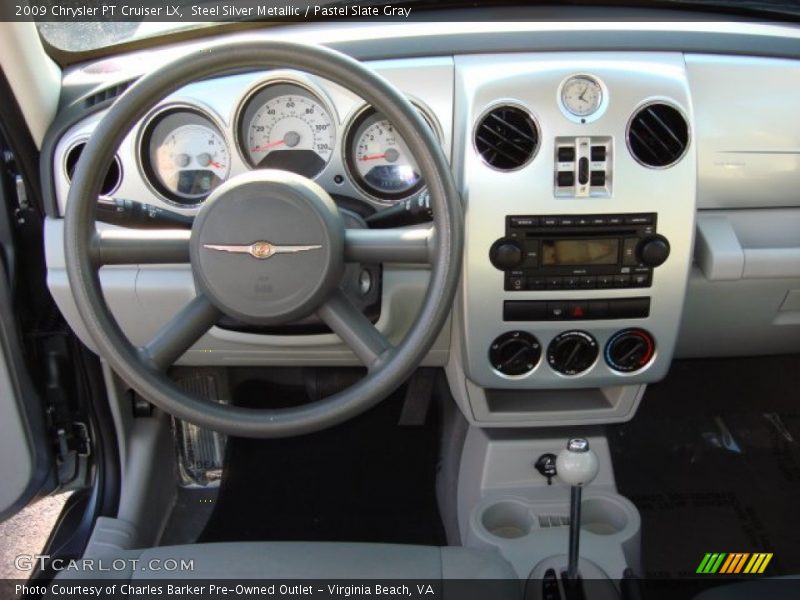 Steel Silver Metallic / Pastel Slate Gray 2009 Chrysler PT Cruiser LX