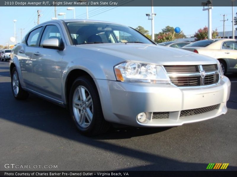 Bright Silver Metallic / Dark Slate Gray 2010 Dodge Avenger R/T