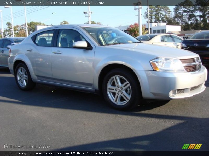 Bright Silver Metallic / Dark Slate Gray 2010 Dodge Avenger R/T