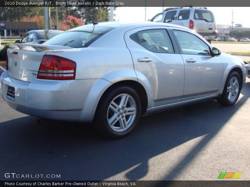 Bright Silver Metallic / Dark Slate Gray 2010 Dodge Avenger R/T