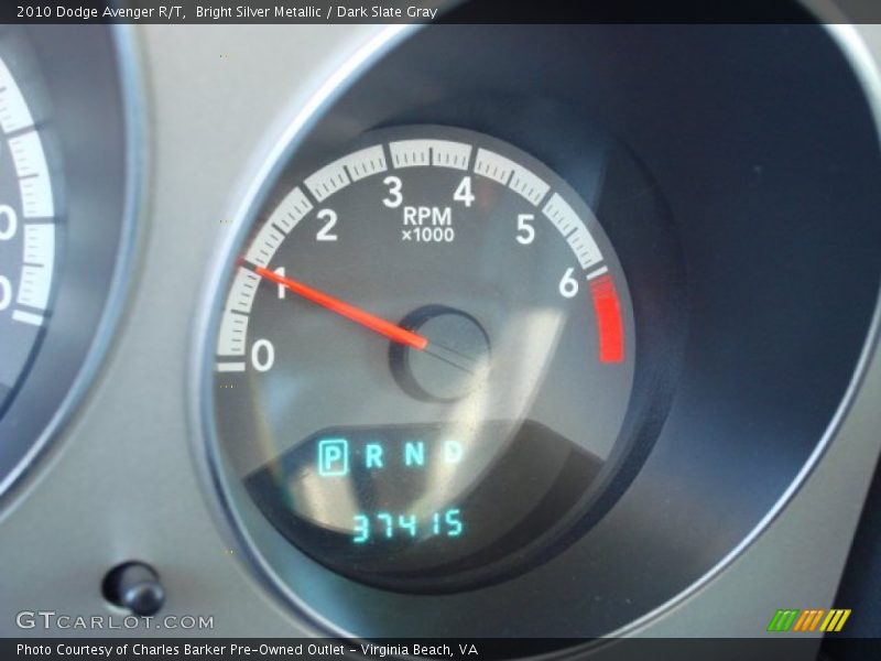 Bright Silver Metallic / Dark Slate Gray 2010 Dodge Avenger R/T