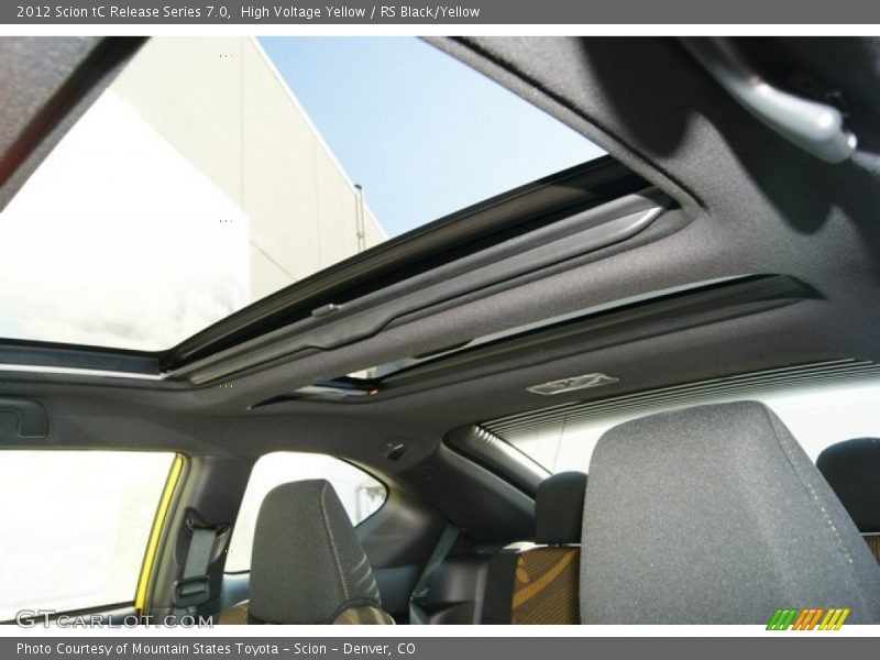 Sunroof of 2012 tC Release Series 7.0