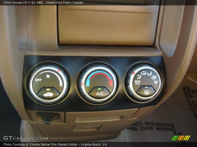 Chianti Red Pearl / Saddle 2004 Honda CR-V EX 4WD