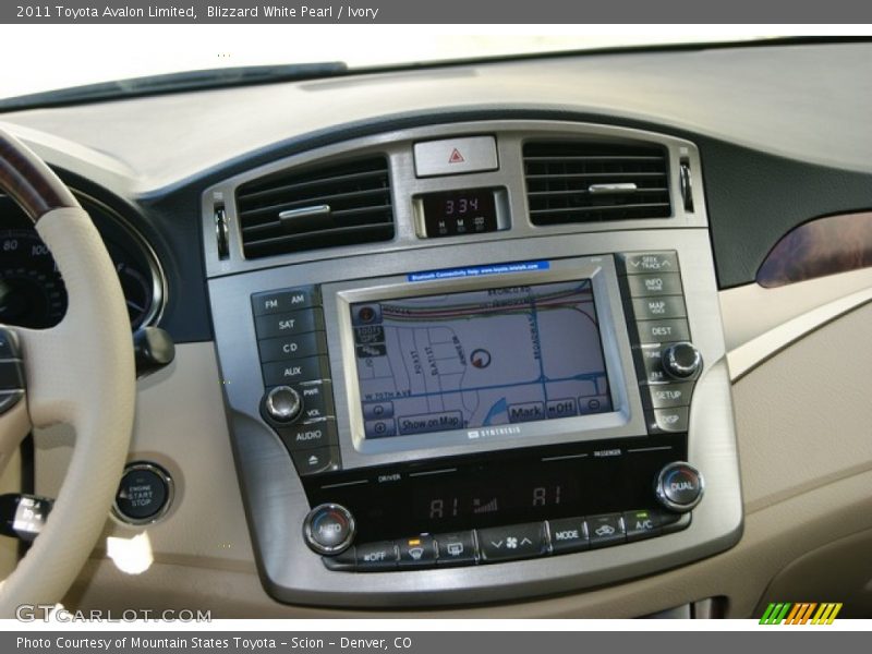 Blizzard White Pearl / Ivory 2011 Toyota Avalon Limited