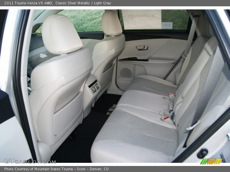 Classic Silver Metallic / Light Gray 2011 Toyota Venza V6 AWD