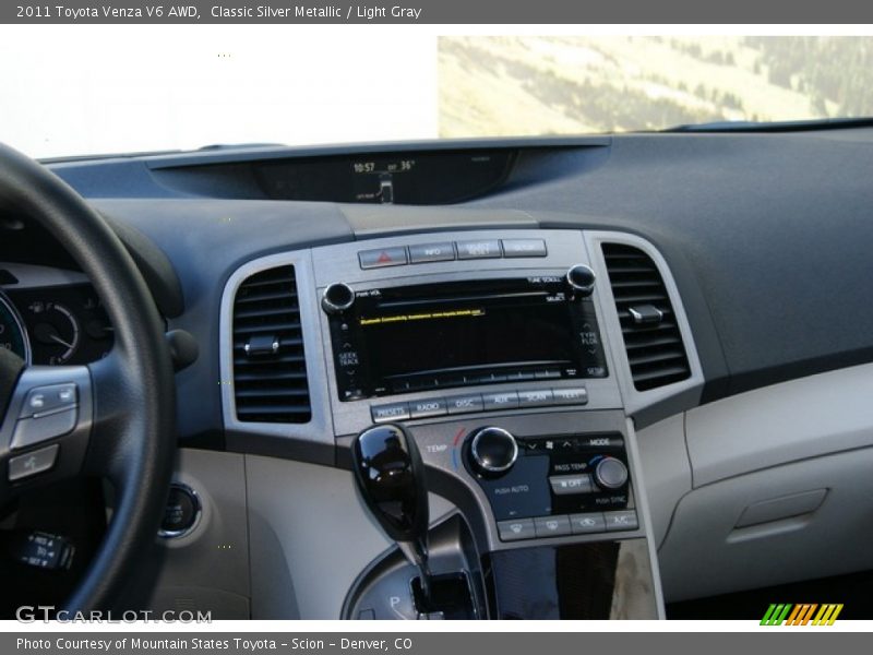 Classic Silver Metallic / Light Gray 2011 Toyota Venza V6 AWD