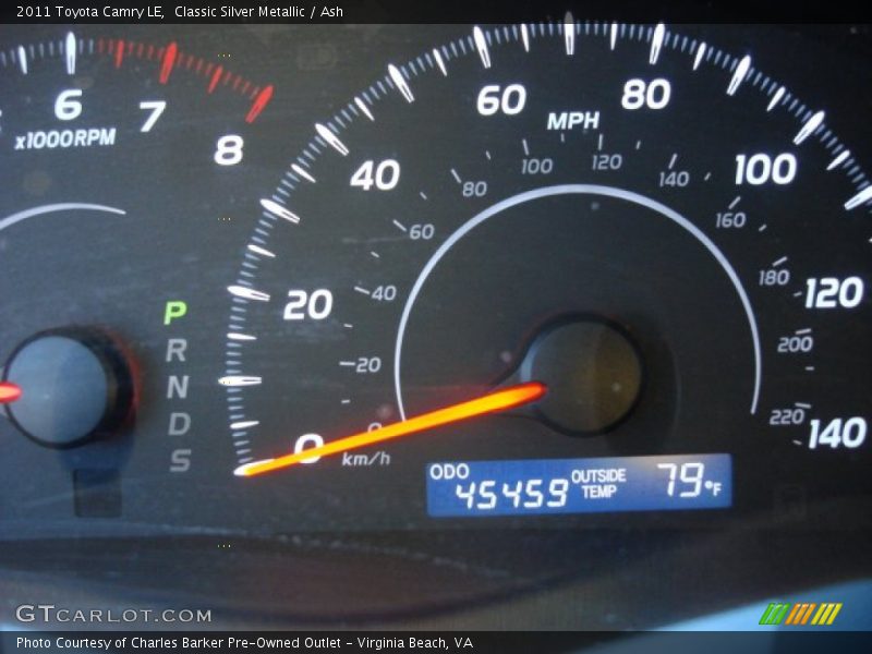 Classic Silver Metallic / Ash 2011 Toyota Camry LE