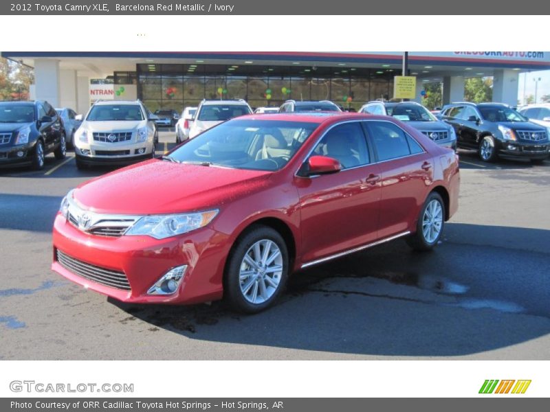 Barcelona Red Metallic / Ivory 2012 Toyota Camry XLE