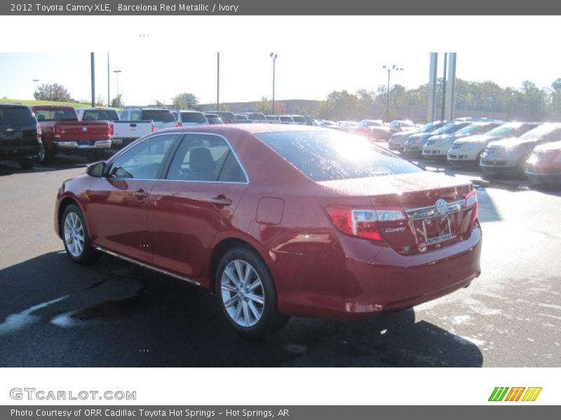 Barcelona Red Metallic / Ivory 2012 Toyota Camry XLE