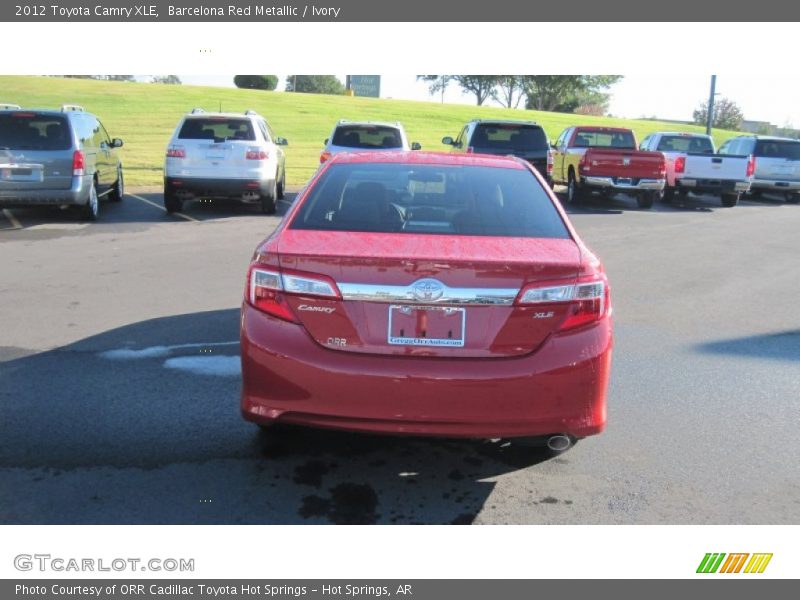 Barcelona Red Metallic / Ivory 2012 Toyota Camry XLE