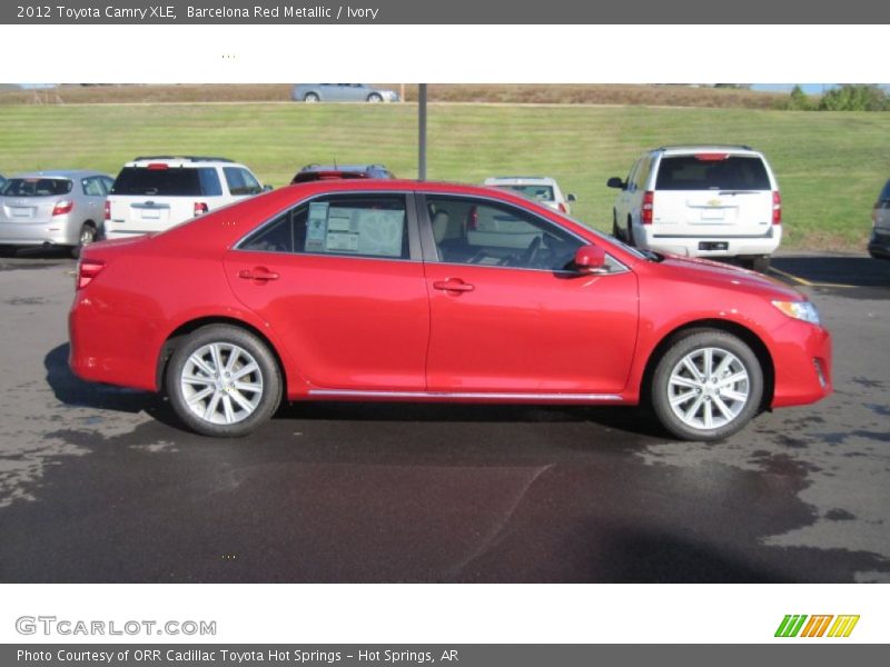 Barcelona Red Metallic / Ivory 2012 Toyota Camry XLE