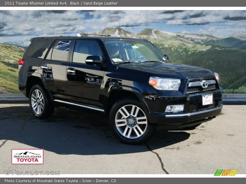 Black / Sand Beige Leather 2011 Toyota 4Runner Limited 4x4
