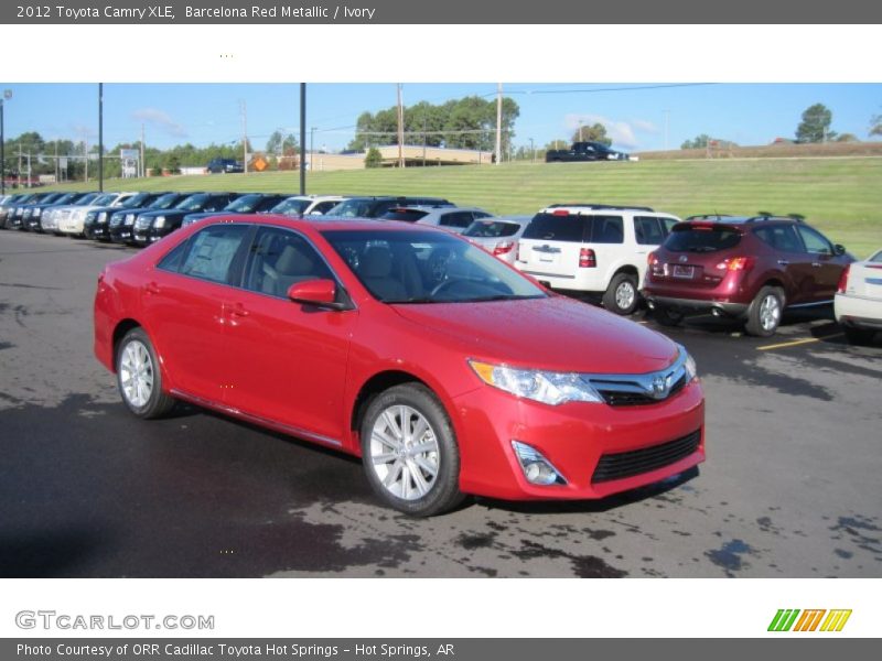 Barcelona Red Metallic / Ivory 2012 Toyota Camry XLE