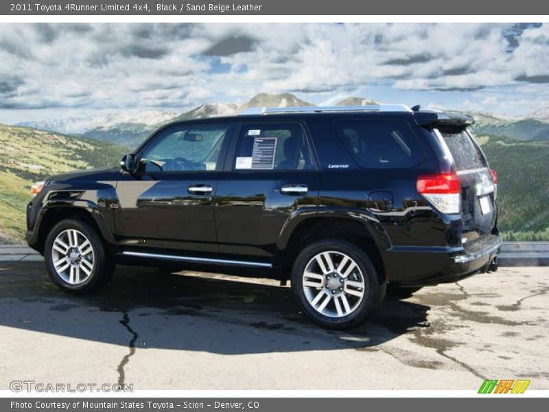 Black / Sand Beige Leather 2011 Toyota 4Runner Limited 4x4