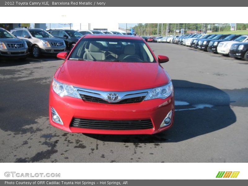 Barcelona Red Metallic / Ivory 2012 Toyota Camry XLE