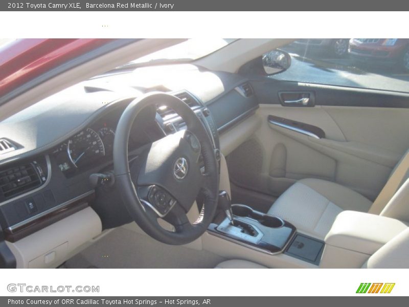 Barcelona Red Metallic / Ivory 2012 Toyota Camry XLE