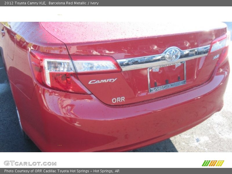 Barcelona Red Metallic / Ivory 2012 Toyota Camry XLE