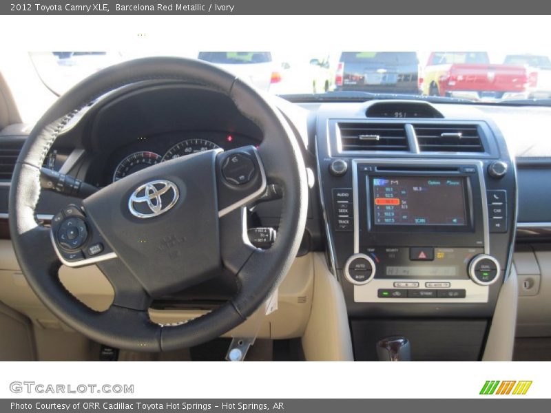 Barcelona Red Metallic / Ivory 2012 Toyota Camry XLE